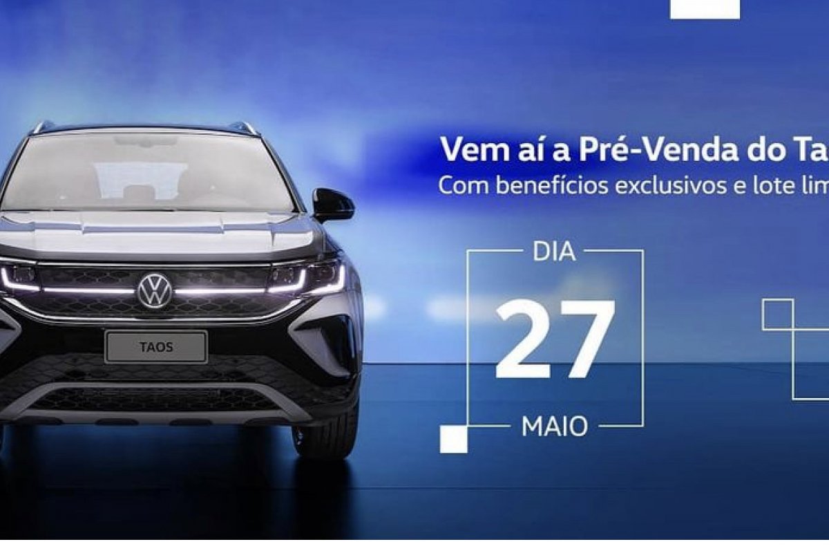 Volkswagen Taos terá pré-venda iniciada dia 27
