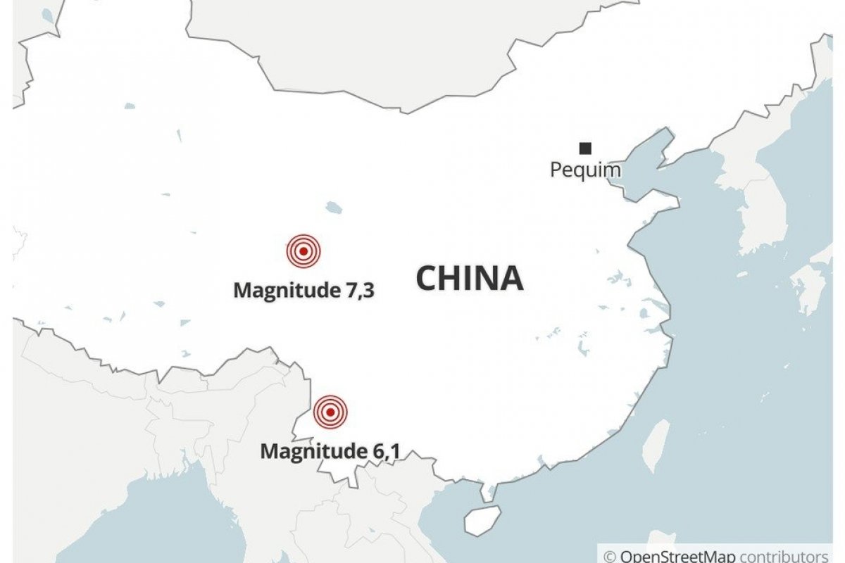 Tremores atingem China e deixam um morto