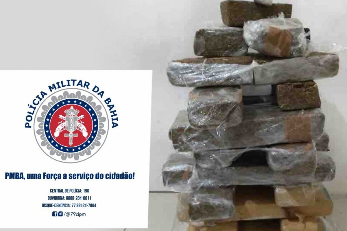 Motorista é preso com 24 quilos de drogas que seriam entregues para o tráfico