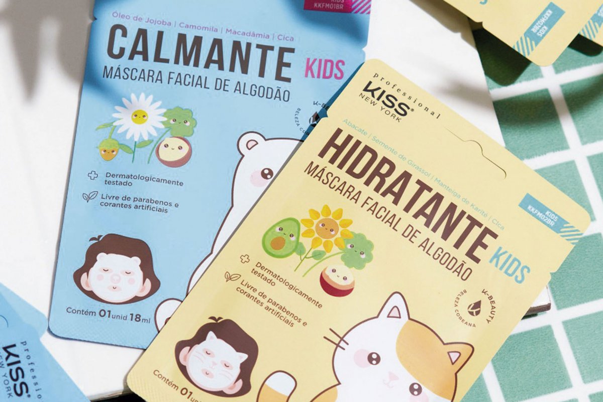 KISS New York Professional lança máscaras faciais versão Kids