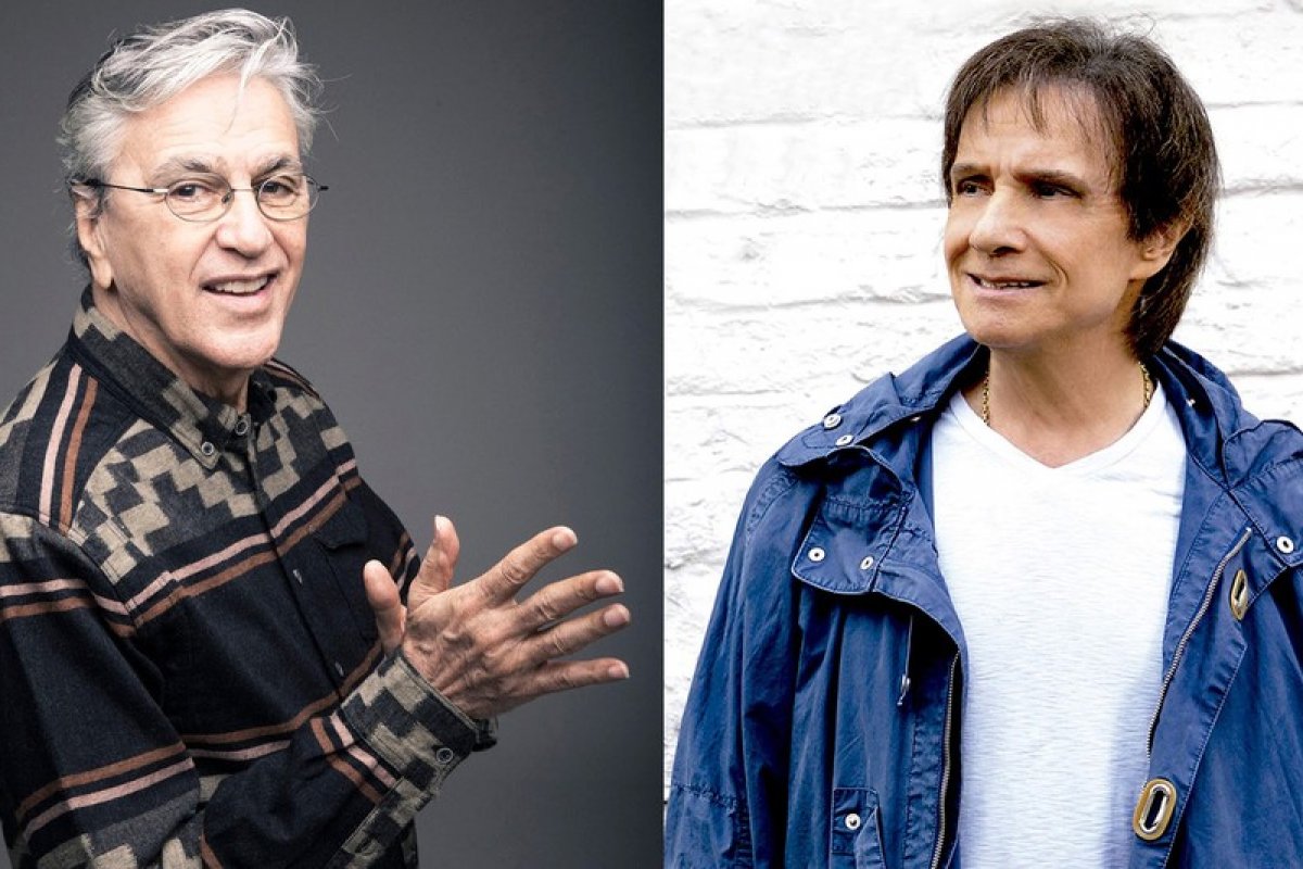 Caetano Veloso e Roberto Carlos cantam em espanhol em álbuns de artistas mexicanos