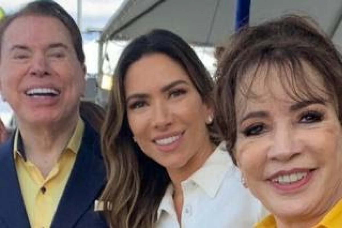 Silvio Santos aparece em momento íntimo com a família de Patricia Abravanel