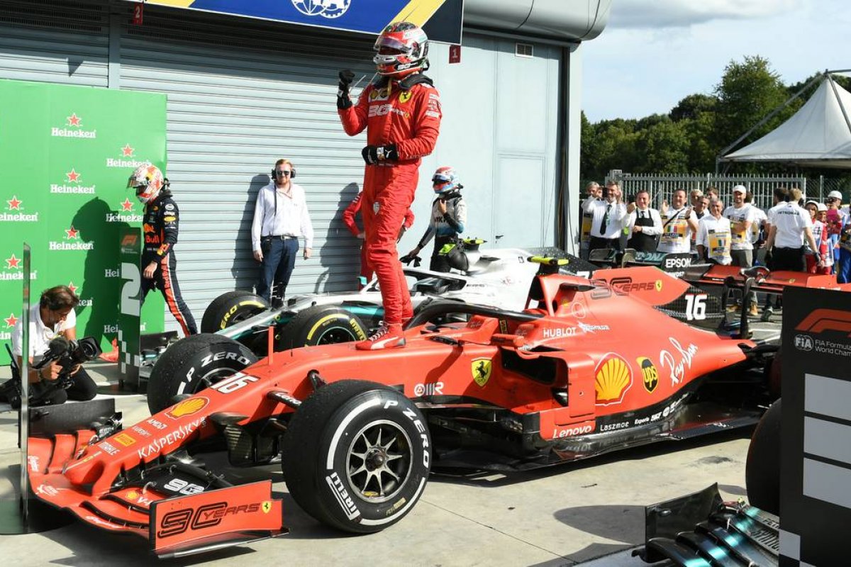 Charles Leclerc vence o Grande Prêmio da Itália