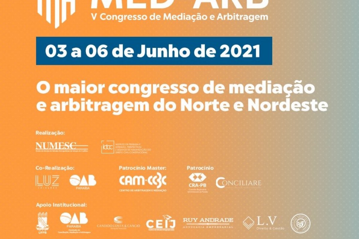 Evento online direcionado a estudantes, advogados e profissionais da área começa nesta quinta (3)