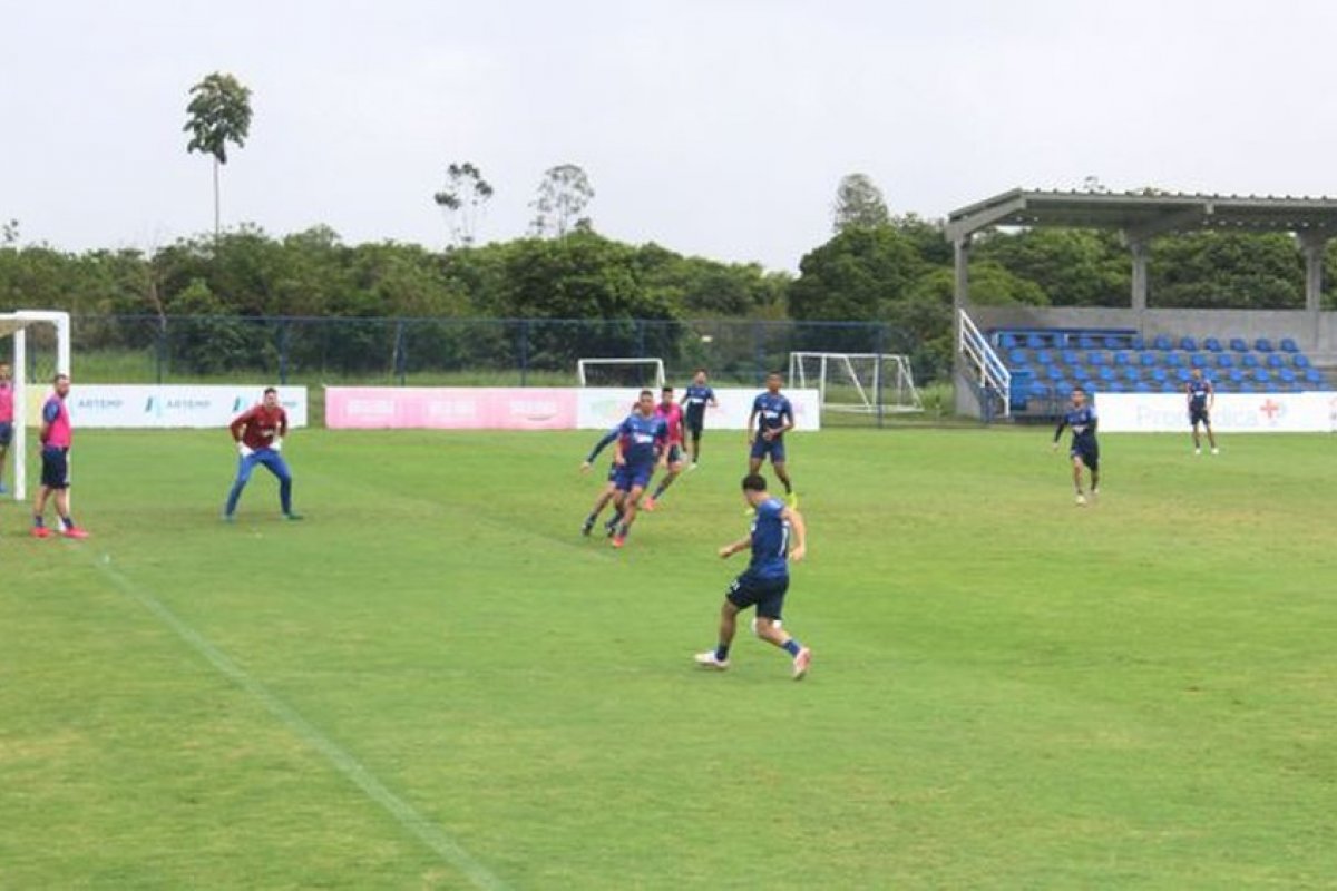 Bahia faz último treino antes de enfrentar o Bragantino pelo Campeonato Brasileiro