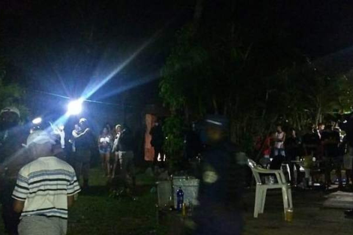 Polícia e força-tarefa de fiscalização encerram festa com 150 pessoas em sítio no município de Lauro de Freitas