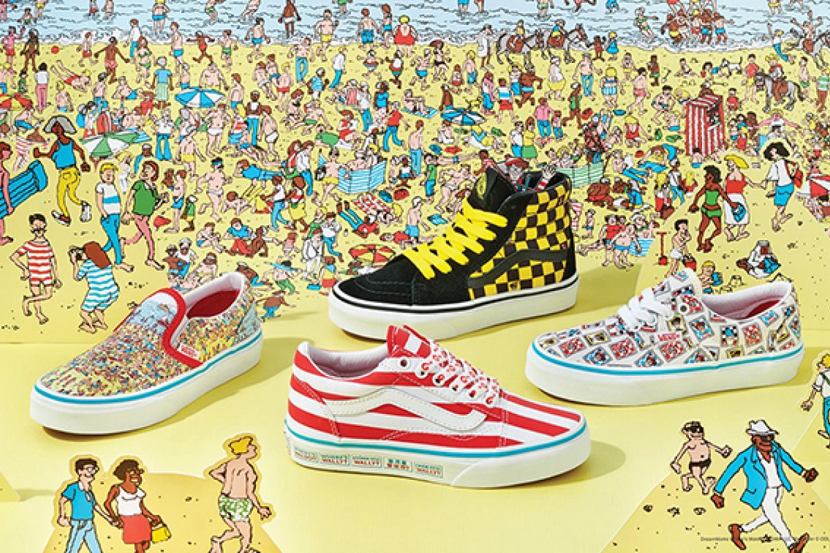 Vans viaja no universo dos livros e lança coleção de “Onde Está Wally?”