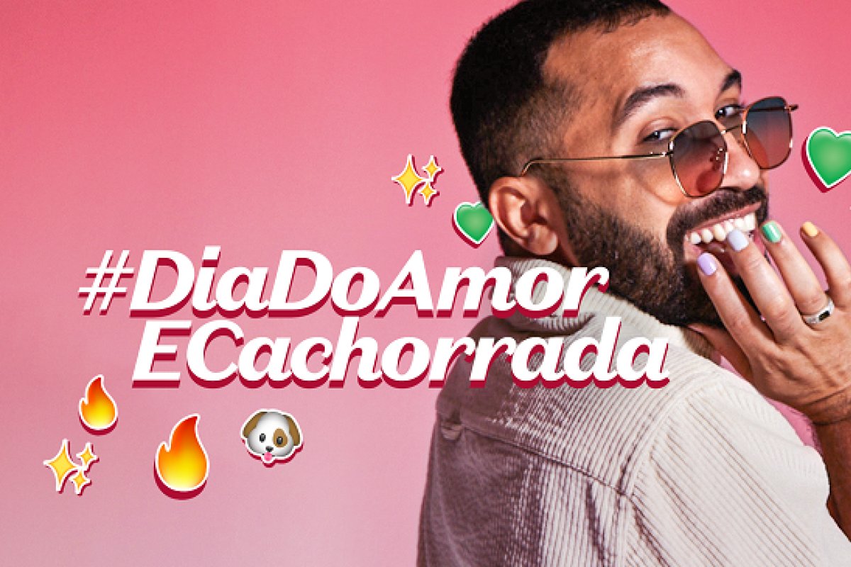 Gil do Vigor vira conselheiro amoroso em ação nas redes sociais neste Dia dos Namorados