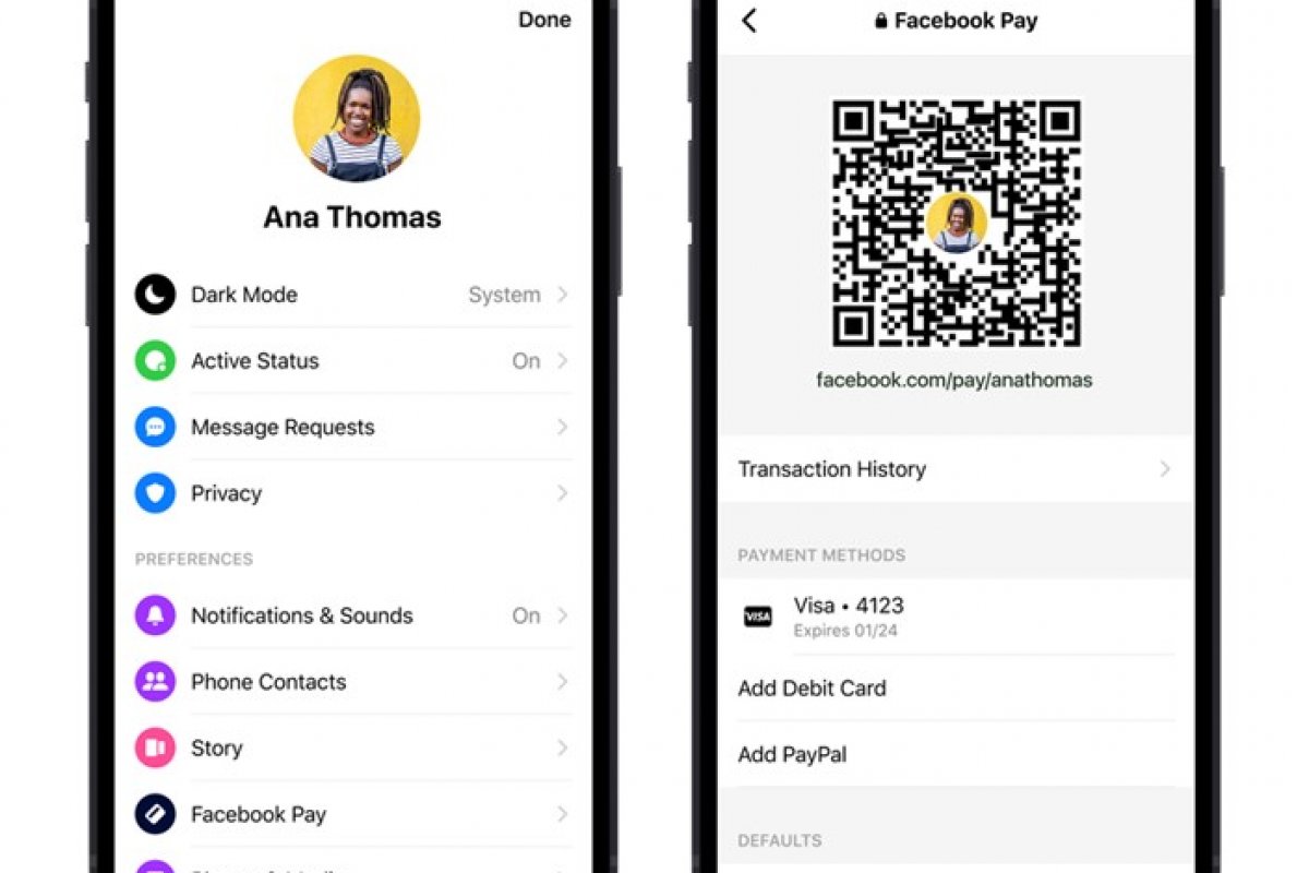 App de mensagens do Facebook ganha função que permite pagamento por QR Code