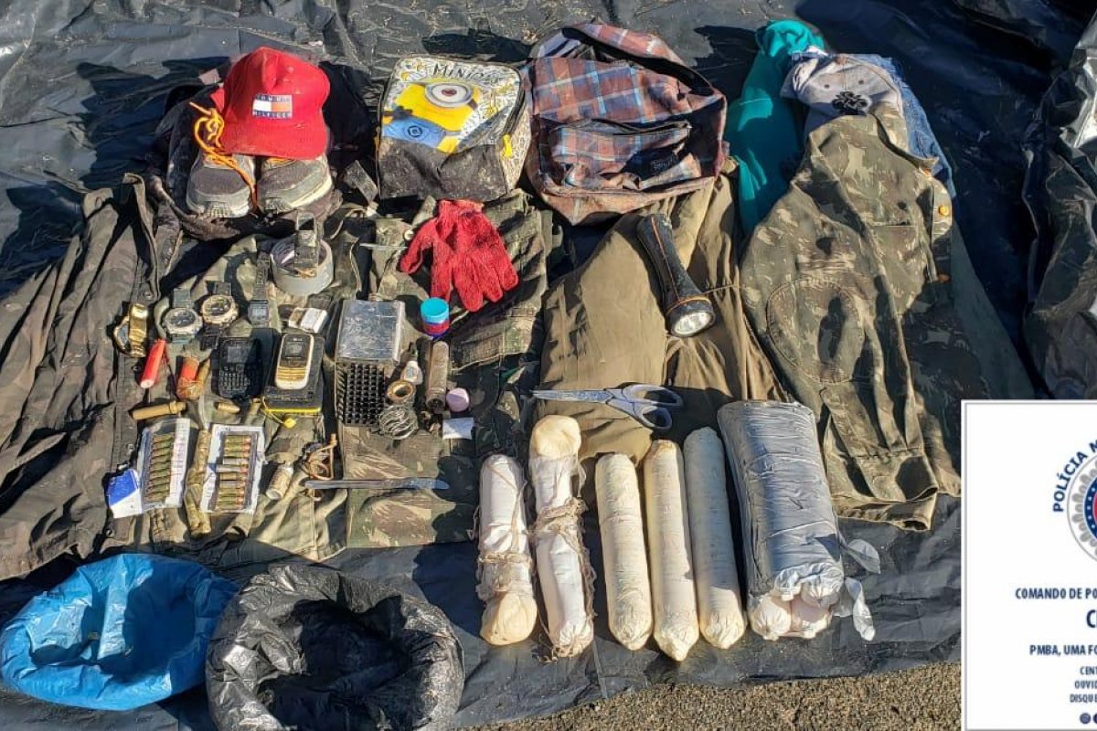 Artefatos explosivos são apreendidos com grupo que explodiu banco em Pojuca, na Bahia