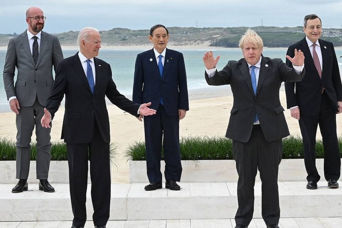 Líderes do G7 apoiam taxação mínima global de 15% para as multinacionais