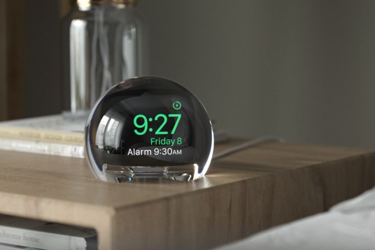 Apple lança acessório que transforma smartwatch em relógio de cabeceira