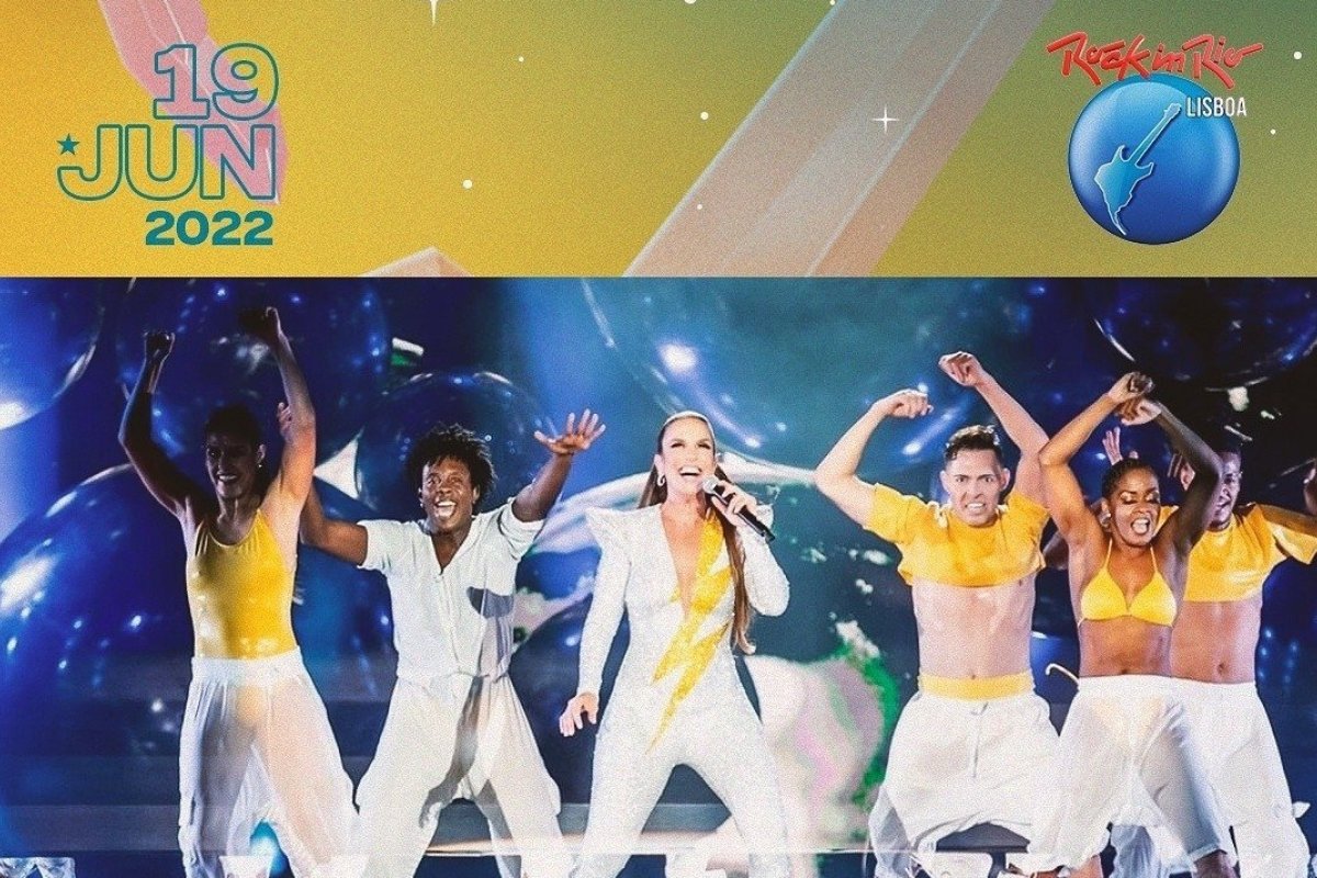 Ivete Sangalo é confirmada no Rock in Rio Lisboa 2022