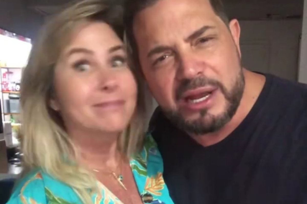 Veja vídeo!  Andréa Sorvetão e Conrado pedem patrocínio: "Casal hétero, cristão e tradicional"