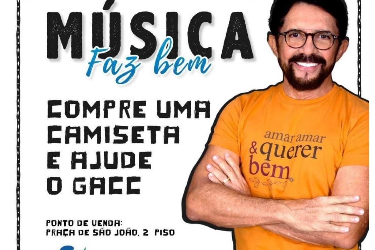 Canção de Adelmário Coelho vira camisa em prol do GACC