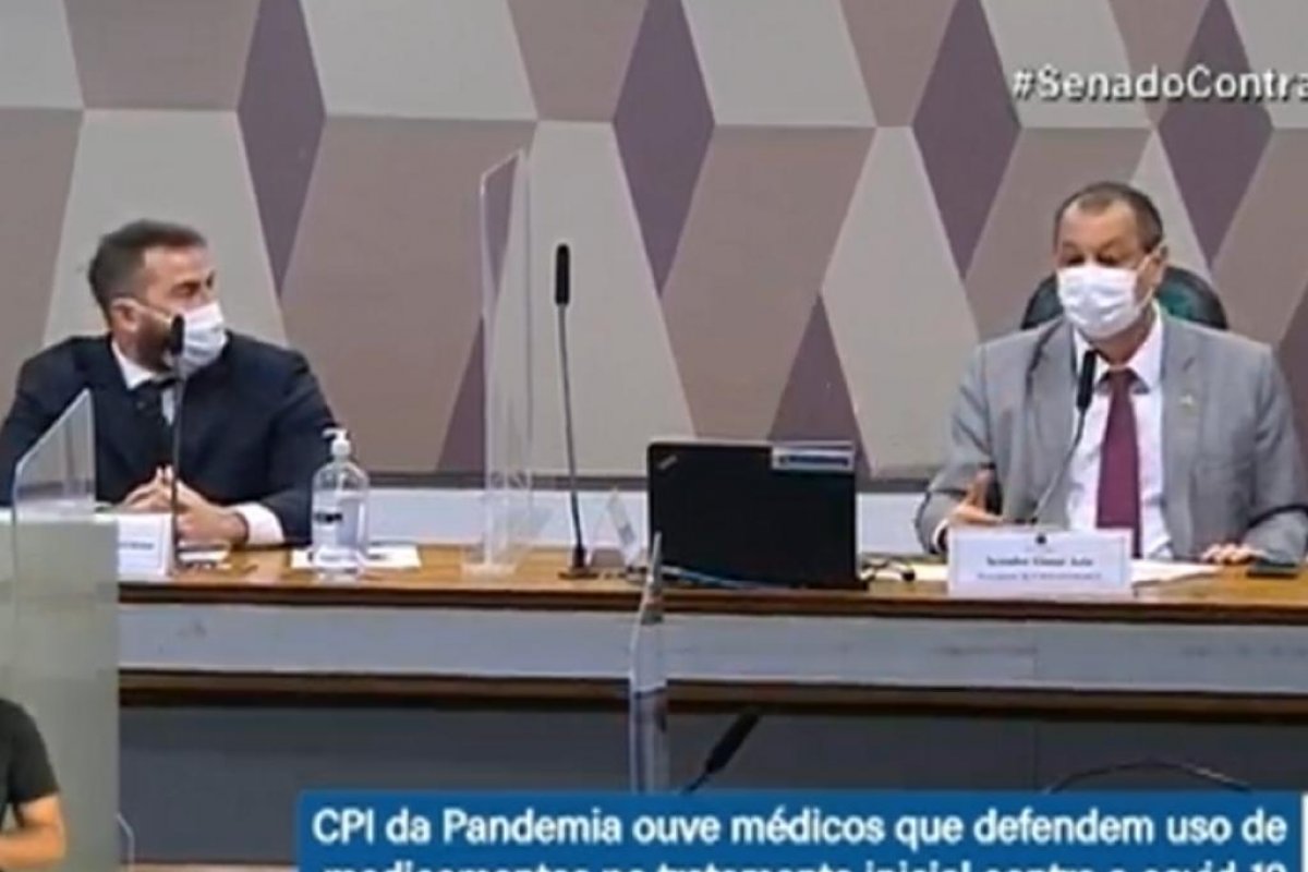 AO VIVO: acompanhe o depoimento de médicos defensores do 'tratamento precoce' na CPI da Covid