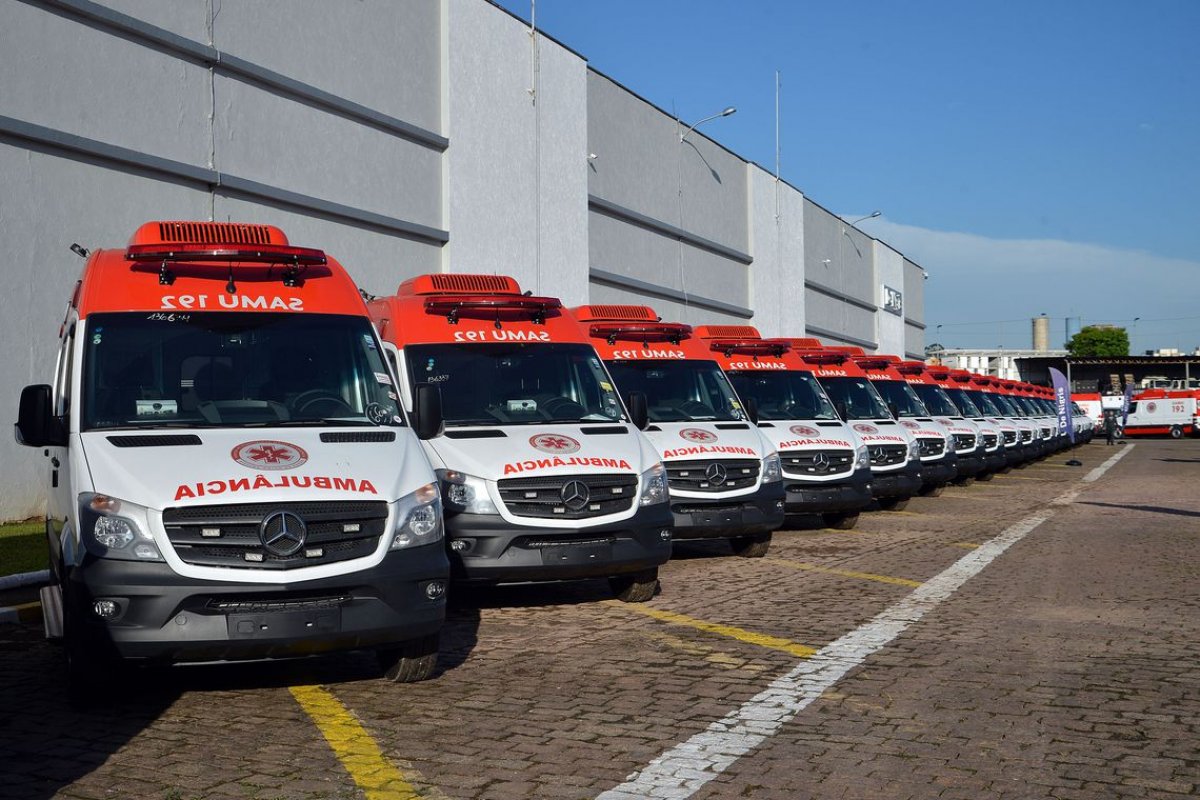 Samu de todo o Brasil recebe mais de 860 novas ambulâncias