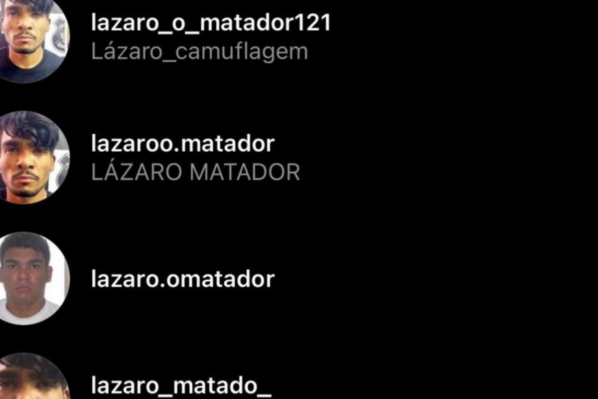 Perfis criados para fazer apologia a crimes cometidos por Lázaro são investigados pela Polícia