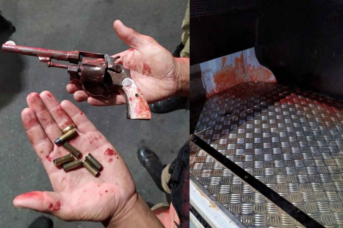 Homem invade casa da ex para tentar matar atual dela e leva quatro tiros no rosto