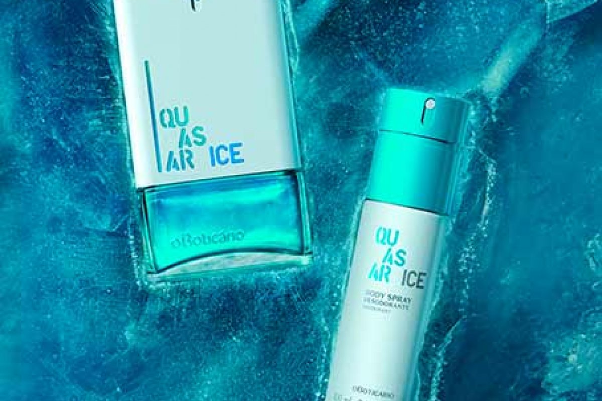 Com um olfativo moderno e inovador, O Boticário apresenta Quasar Ice