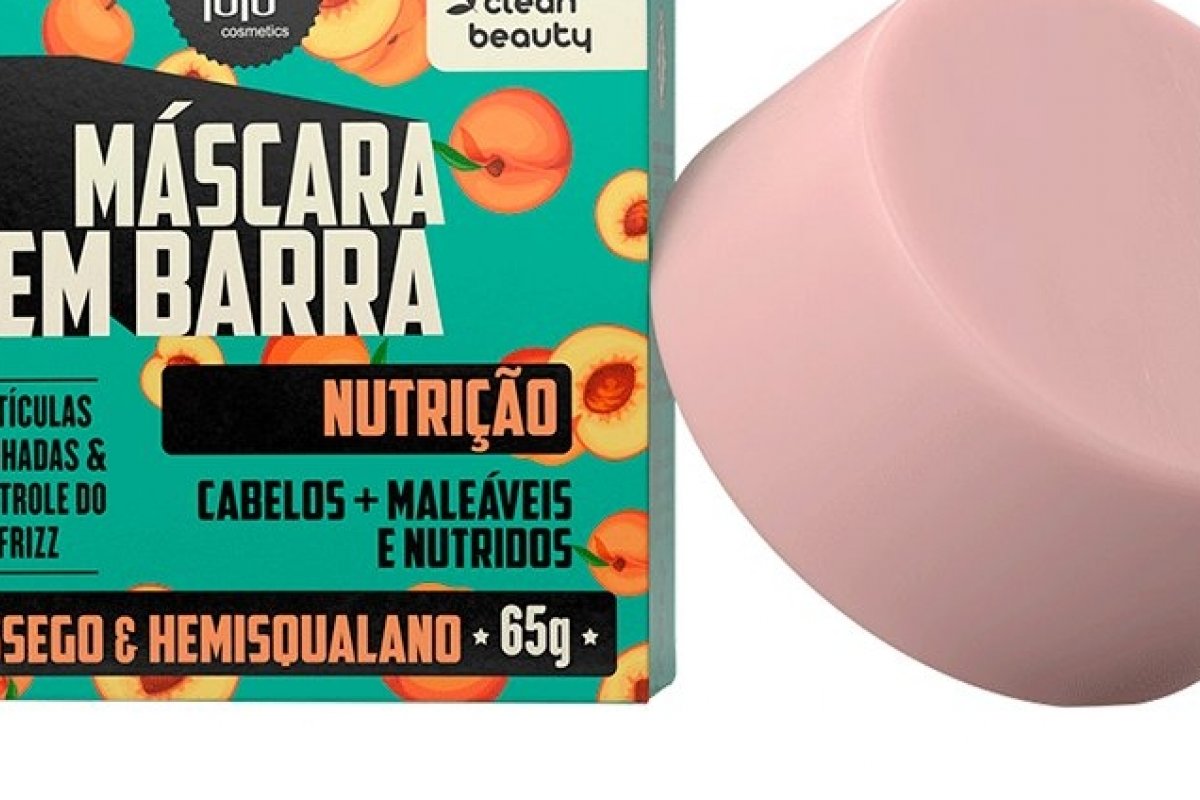Marca vegana lança máscara capilar em barra