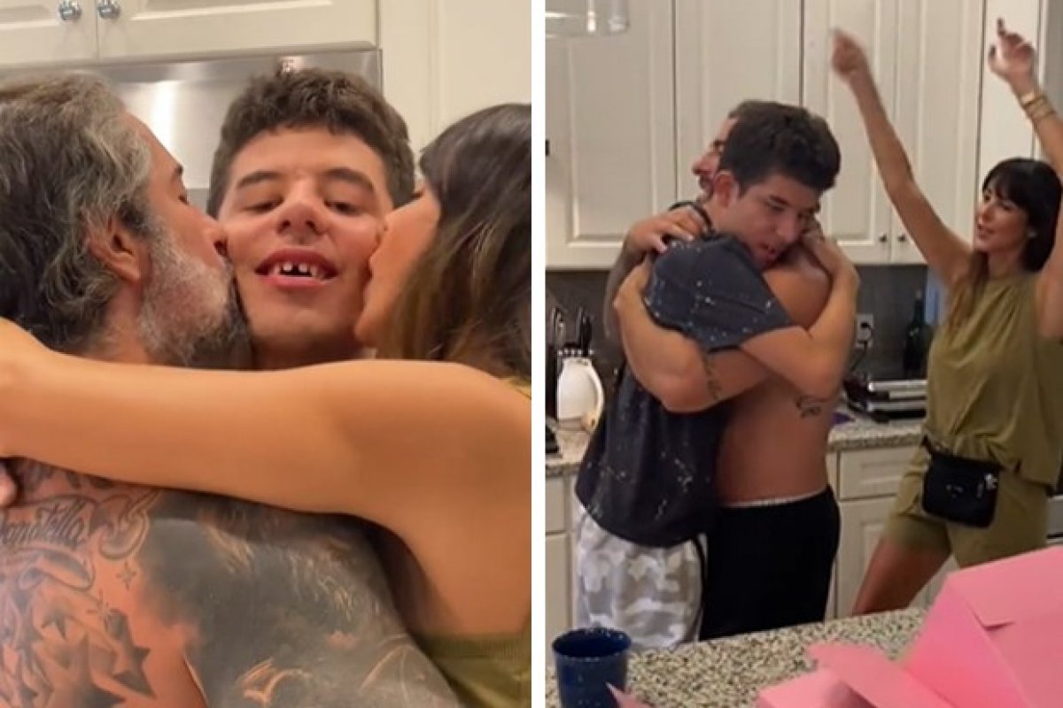 Muito amor! Marcos Mion celebra 16 anos do filho Romeu
