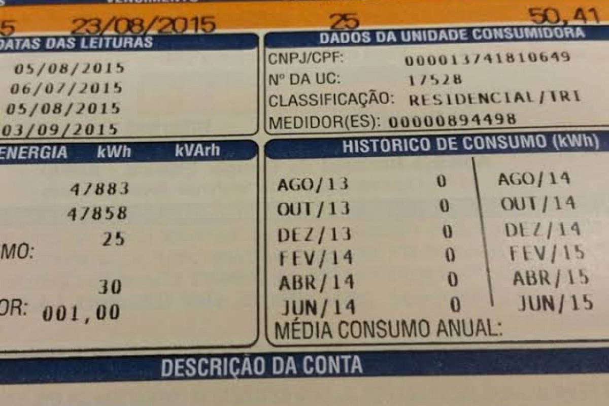 Conta de luz deve ficar mais cara a partir de julho
