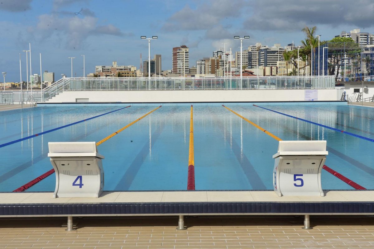 Arena Aquática de Salvador sedia torneios de natação neste fim de semana
