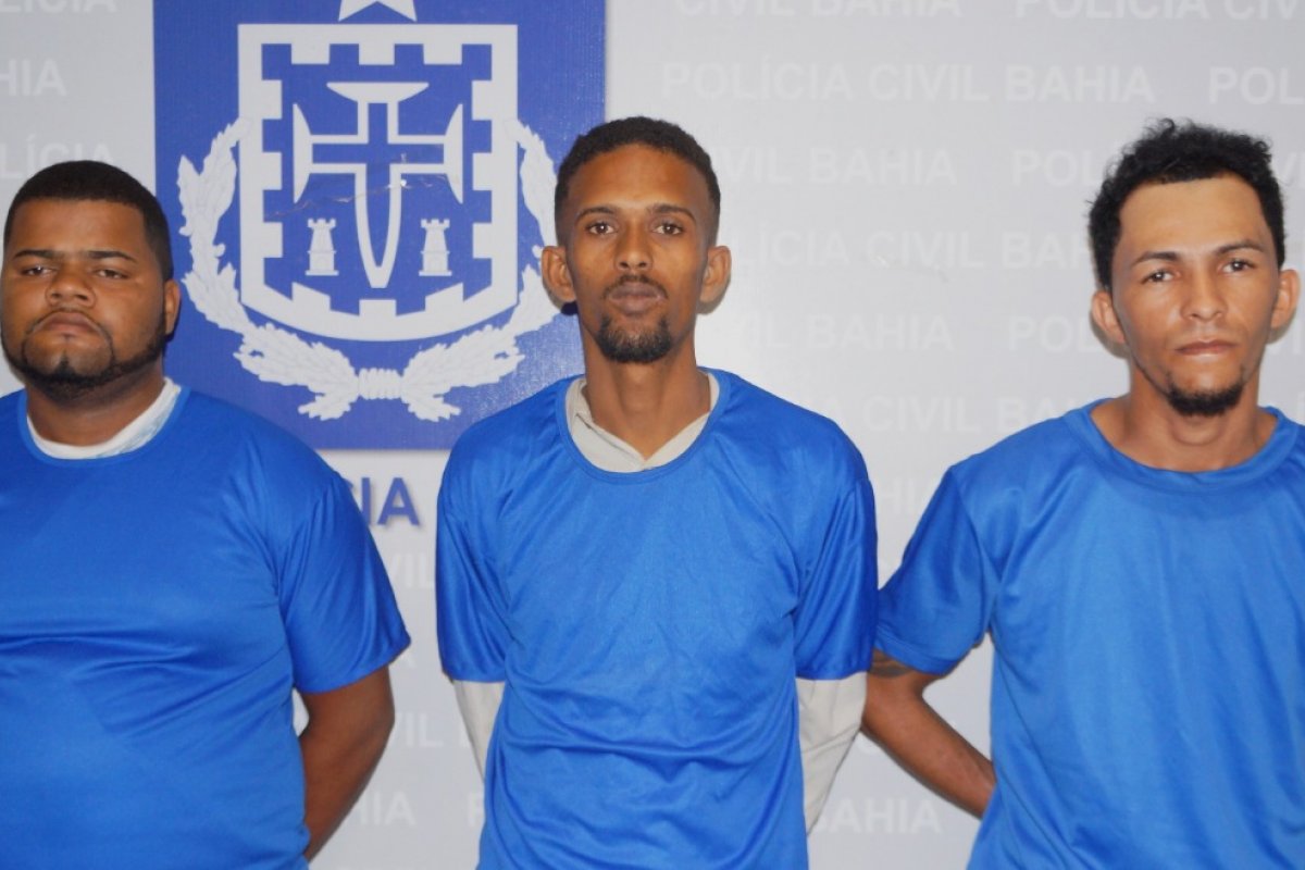 Três integrantes responsáveis por roubos são presos em Cosme de Farias