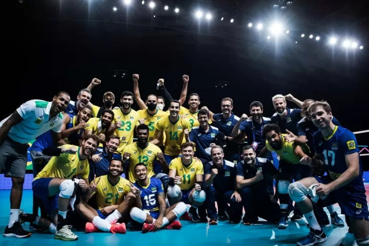 Vôlei: Brasil vence a Polônia e é campeão da Liga das Nações