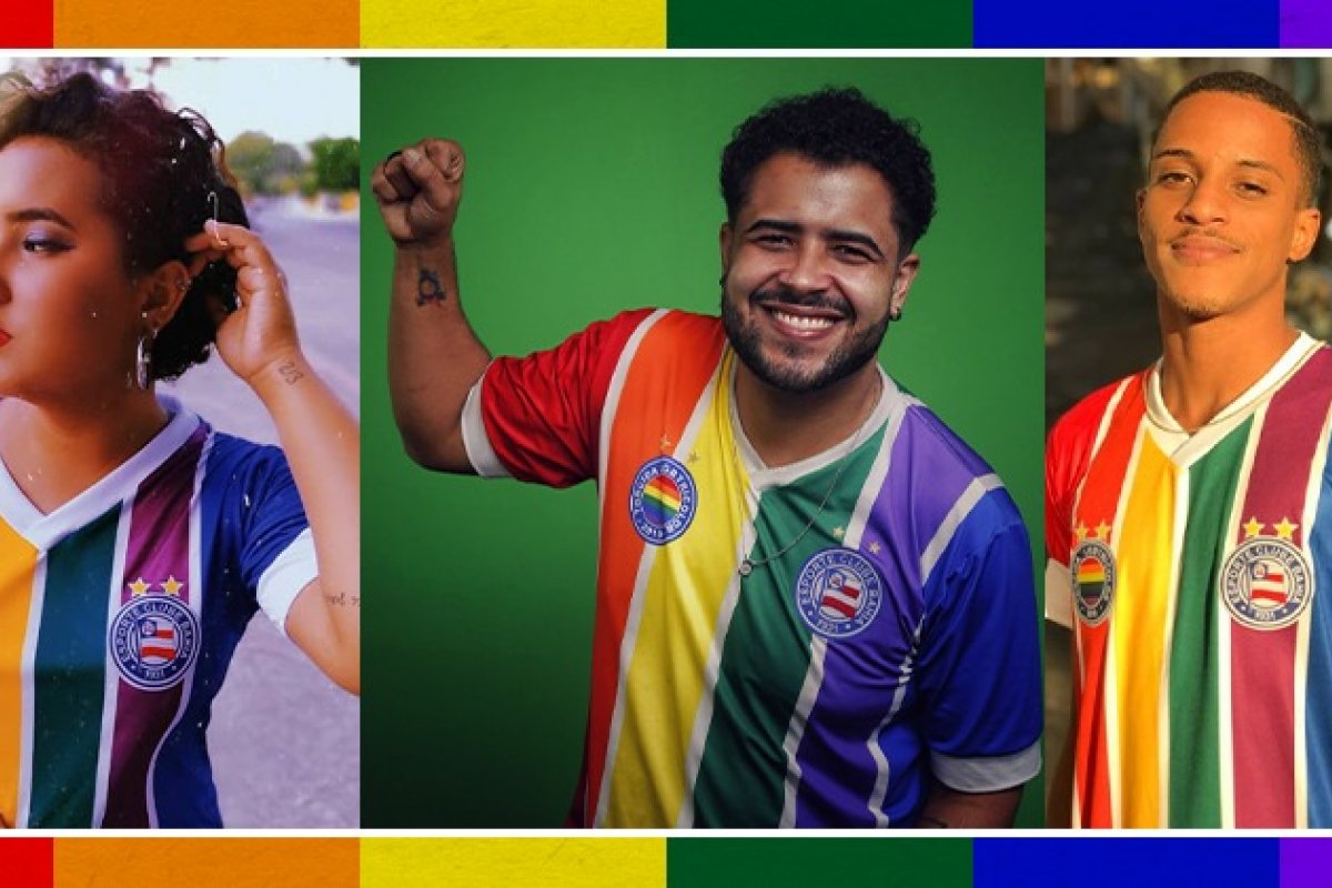 Bahia anuncia venda de camisas em prol da causa LGBTQIA+