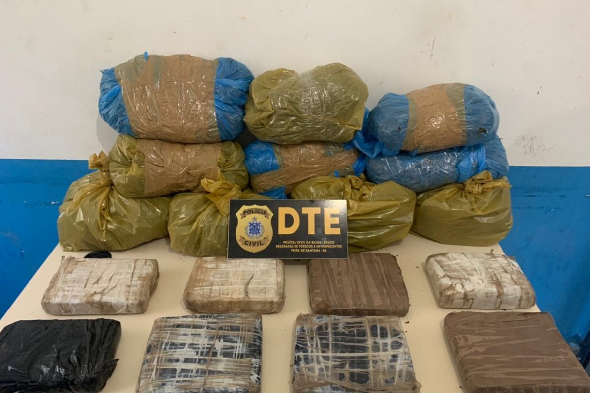 18 Kg de maconha são apreendidos em Feira de Santana