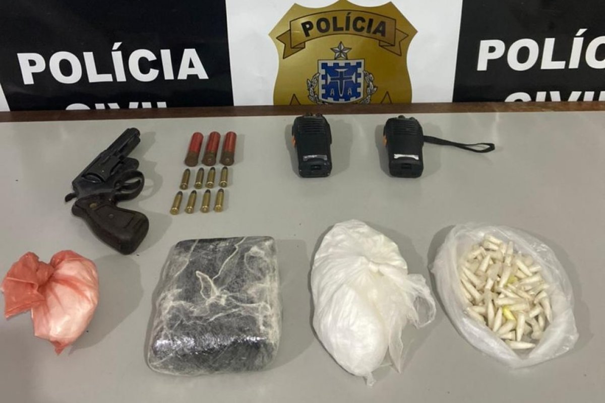 Drogas e armas são apreendidas durante investigação de latrocínio em fazenda no sul da Bahia