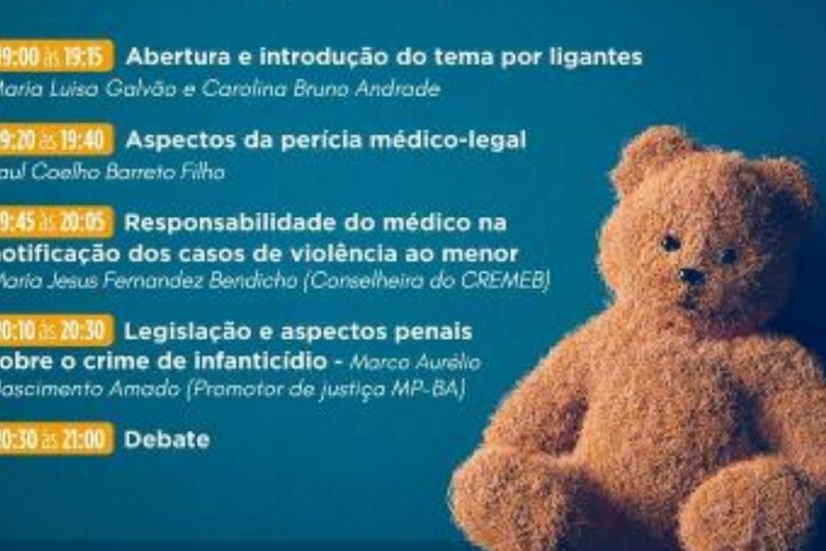 ABM e LAMEL realizam mesa redonda sobre “Agressões a menores e infanticídio”
