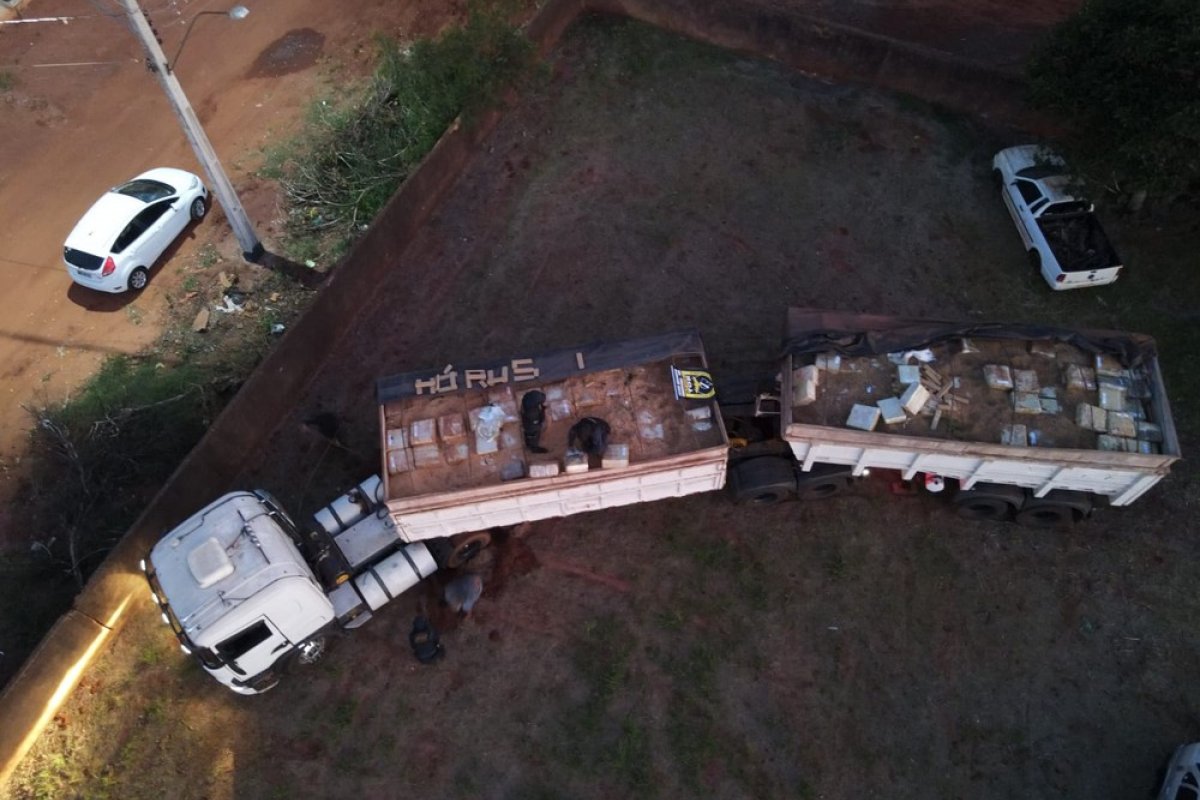  Polícia faz uma das maiores apreensões de maconha do ano no Brasil