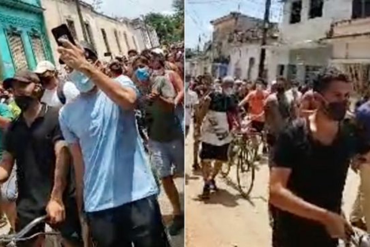 Vídeo: Em Cuba, manifestantes pedem por liberdade e fim da ditadura