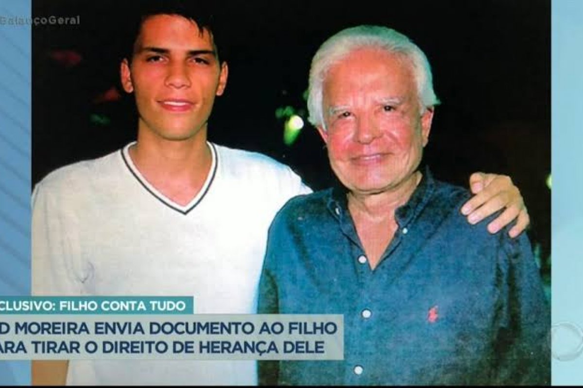 Triste! “Foi um engano te adotar”, diz Cid Moreira a filho deserdado