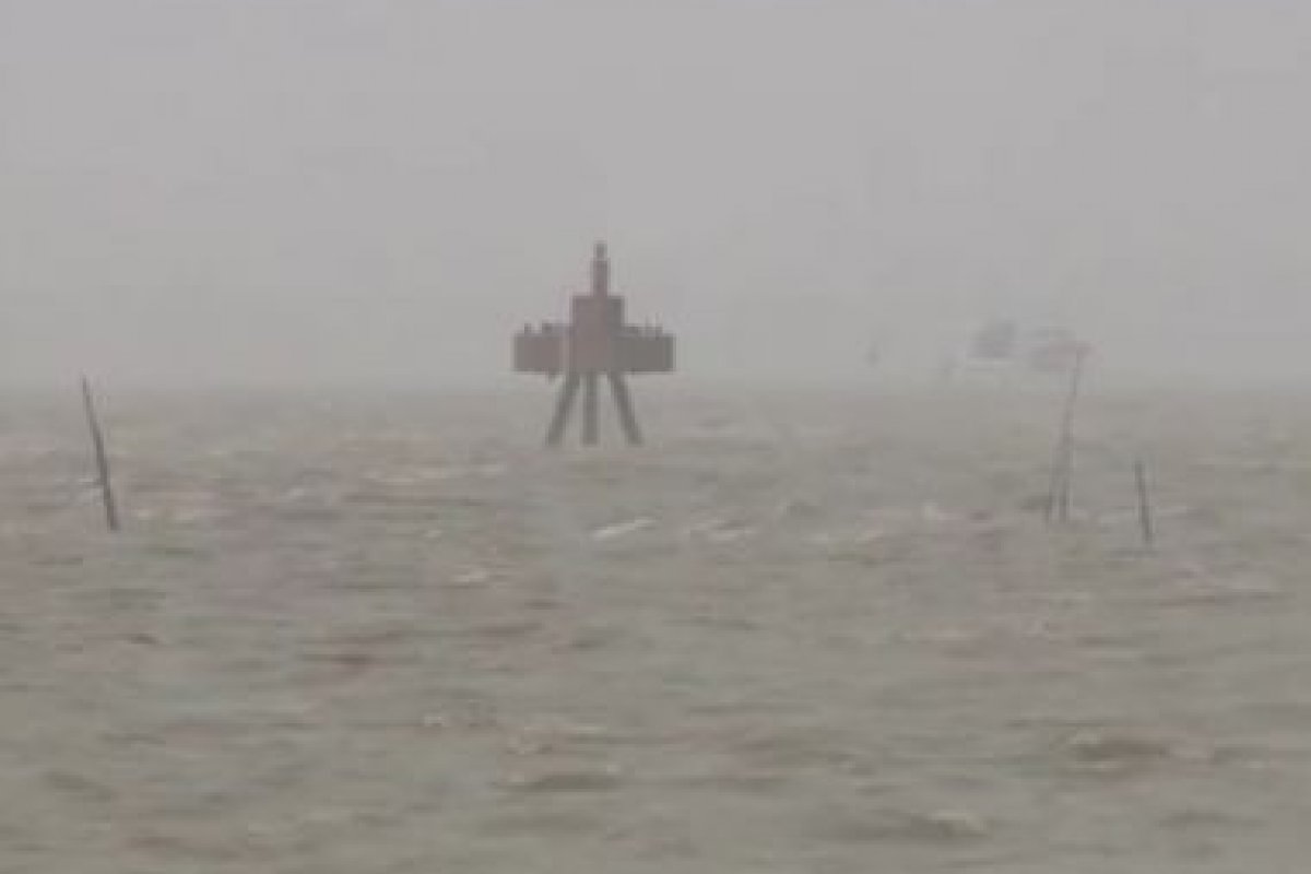 Marinha alerta para ventos de até 60 km/h neste fim de semana