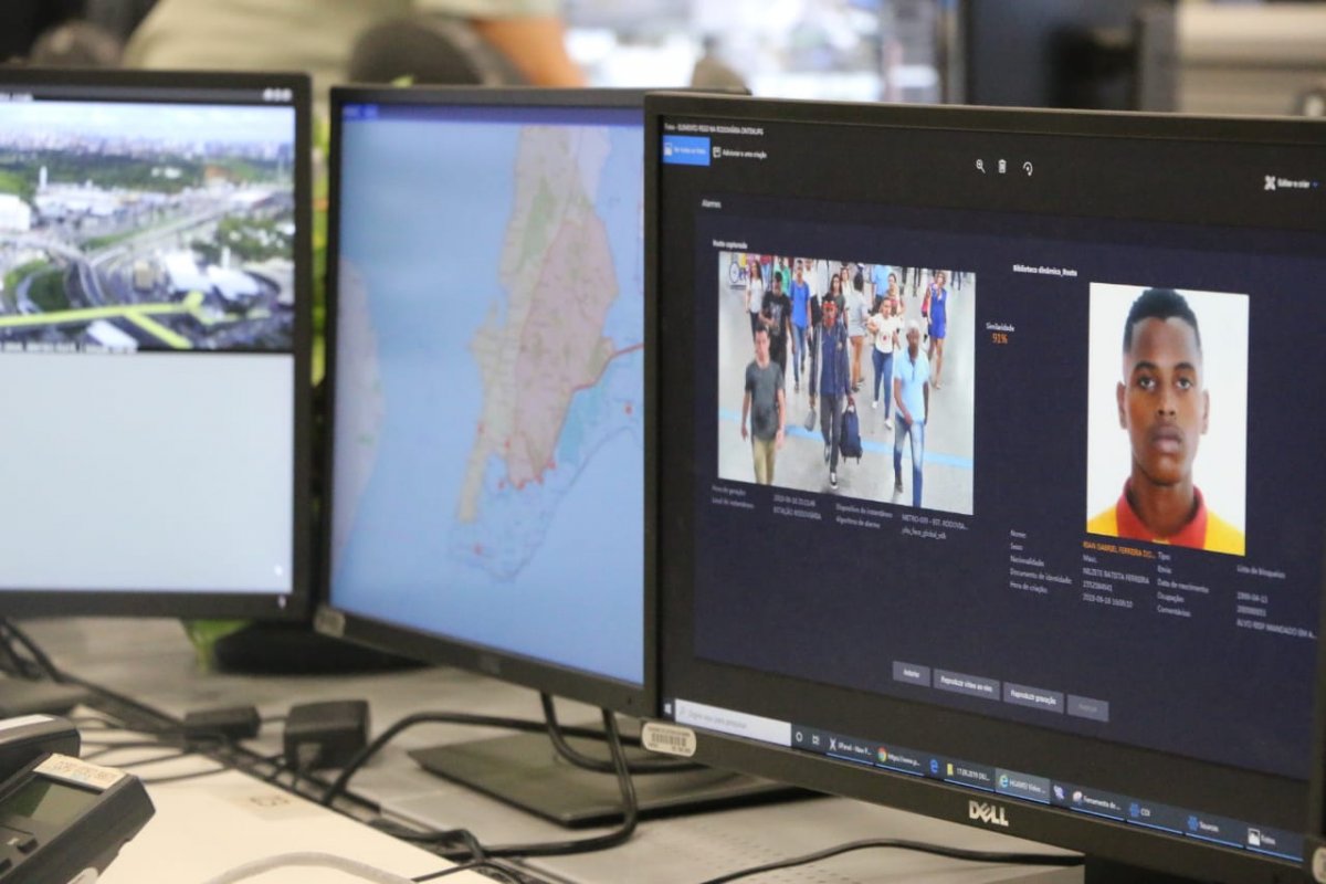 Reconhecimento facial evita fuga de homicida para São Paulo