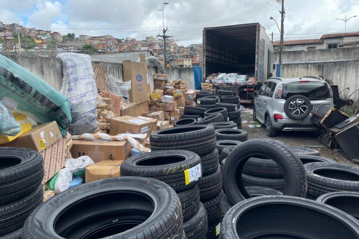 Carga avaliada R$ 1 milhão é recuperada pela Polícia em Salvador