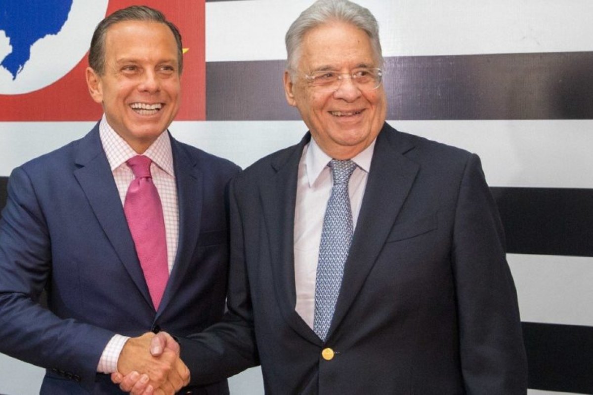 Assessoria de Doria sugere apoio de FHC ao paulista para eleições presidenciais