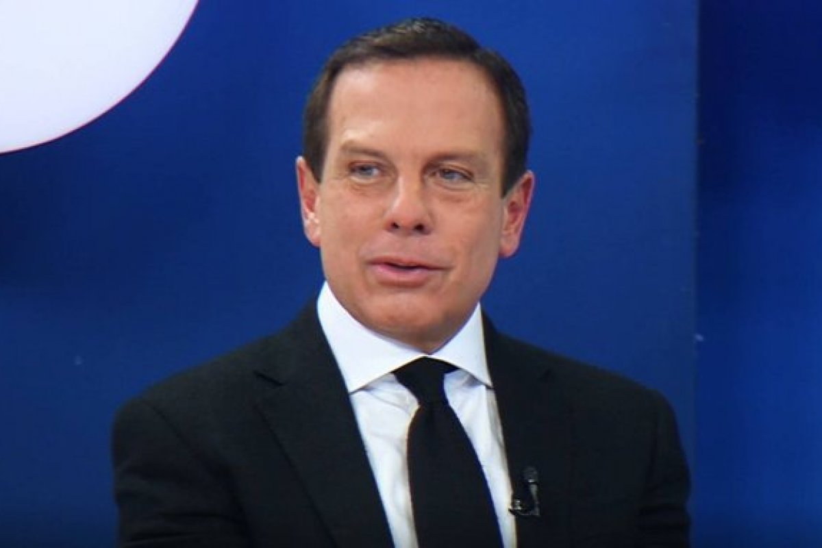 "Nem Lula, nem Bolsonaro", diz João Doria sobre eleições de 2022