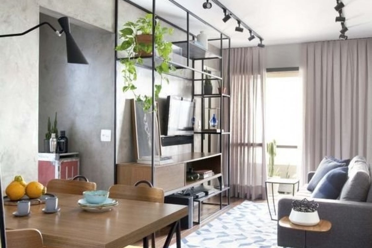 6 inspirações de salas com decoração industrial