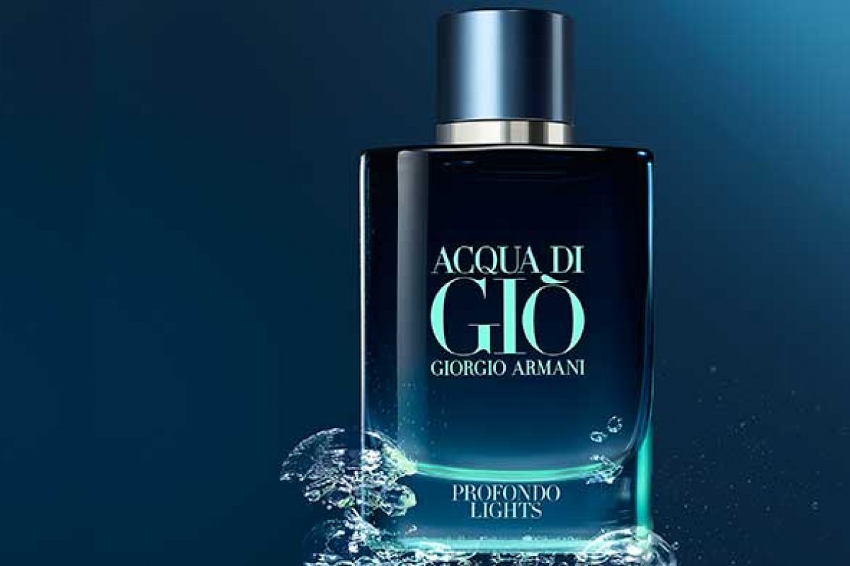 Inspirada no oceano, Giorgio Armani lança edição limitada de Acqua di Giò Profondo Lights