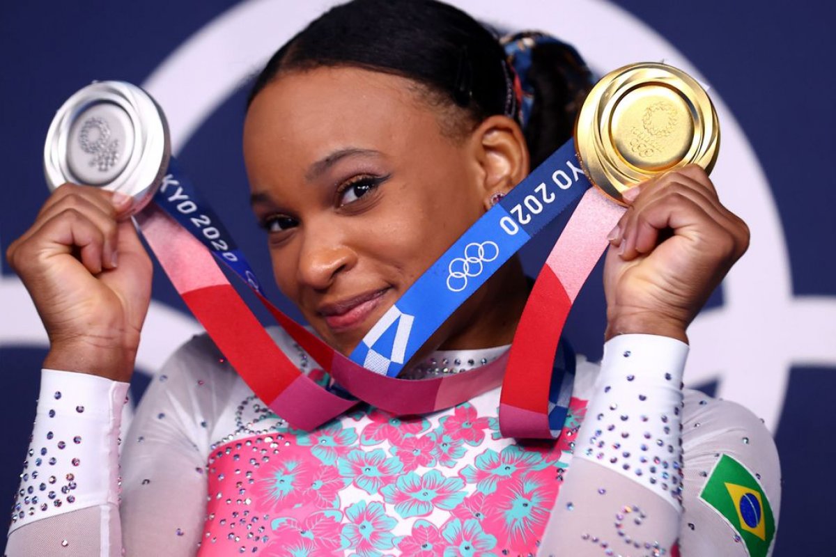 Olimpíada de Tóquio: Rebeca Andrade será a porta-bandeira do Brasil