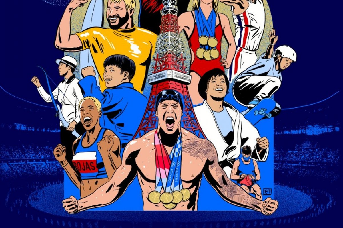 Agradecimento de Paris a Tóquio traz Italo Ferreira em ilustração