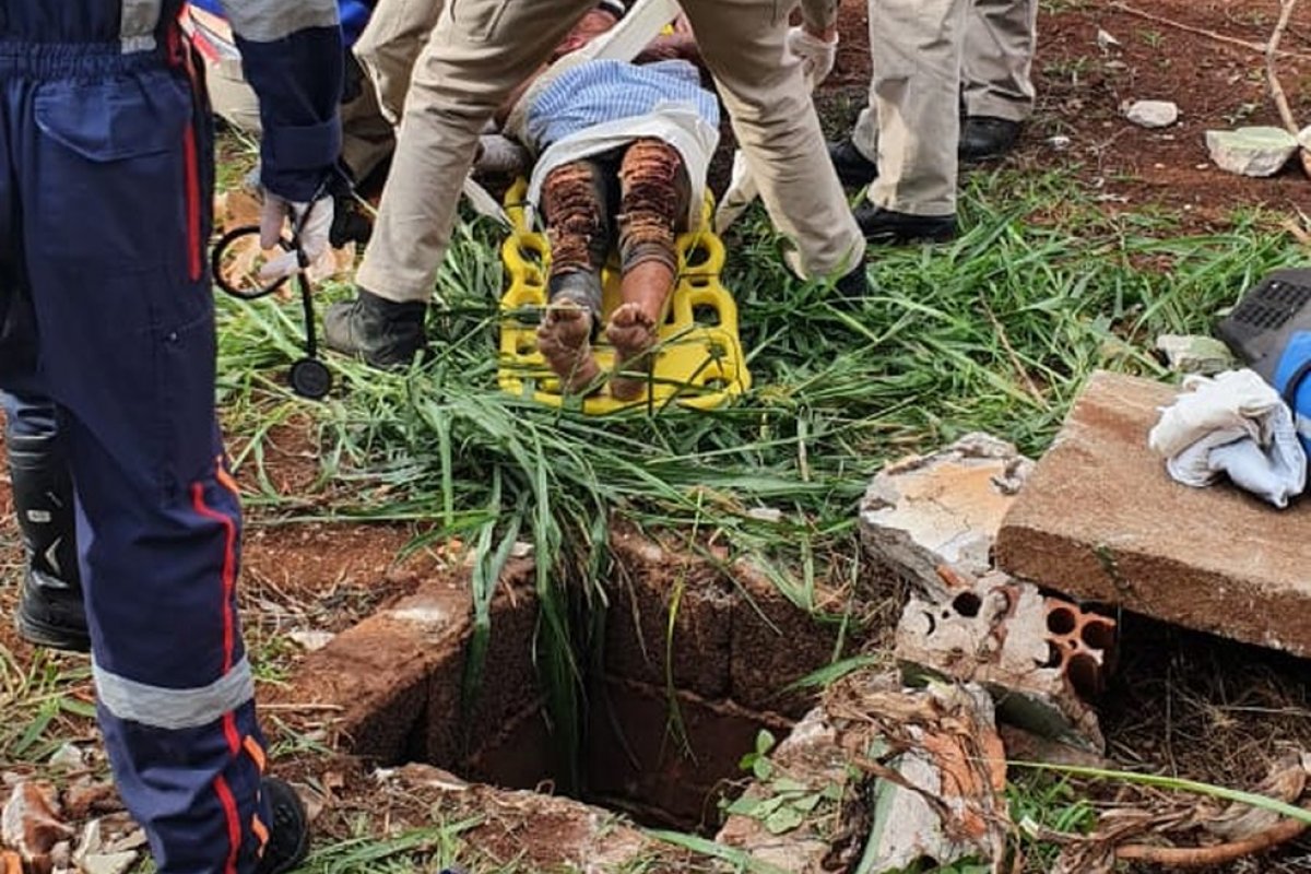 Polícia informa que mulher abandonada em buraco em Londrina foi agredida por engano