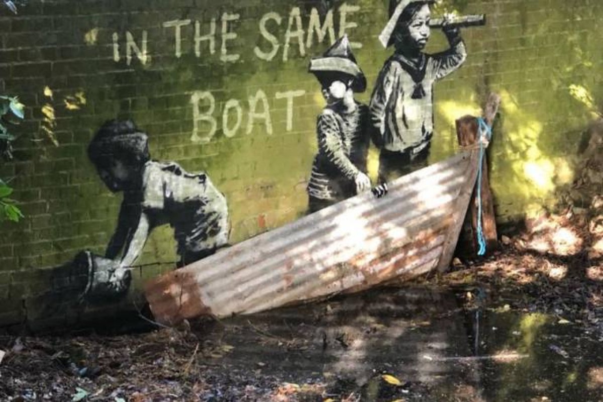 Banksy é atribuído a grafites misteriosos que surgiram na Inglaterra