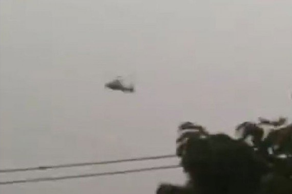 Vídeo: Helicóptero do Exército cai em fazenda no interior de Manaus