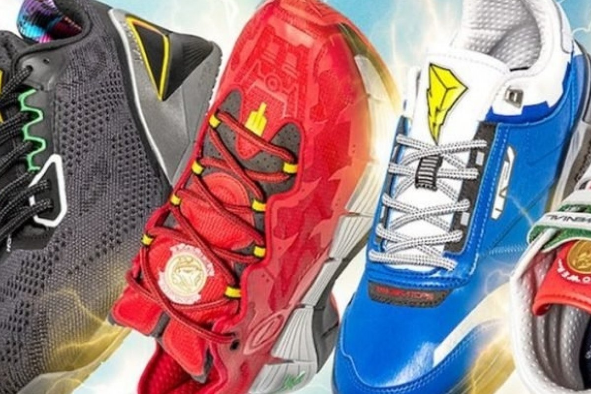 Reebok lança coleção de tênis inspirada em Power Rangers
